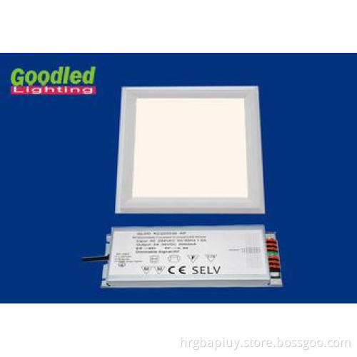 2.4G RF Remote Control Dimmable LED Panel Light 40watt 600m